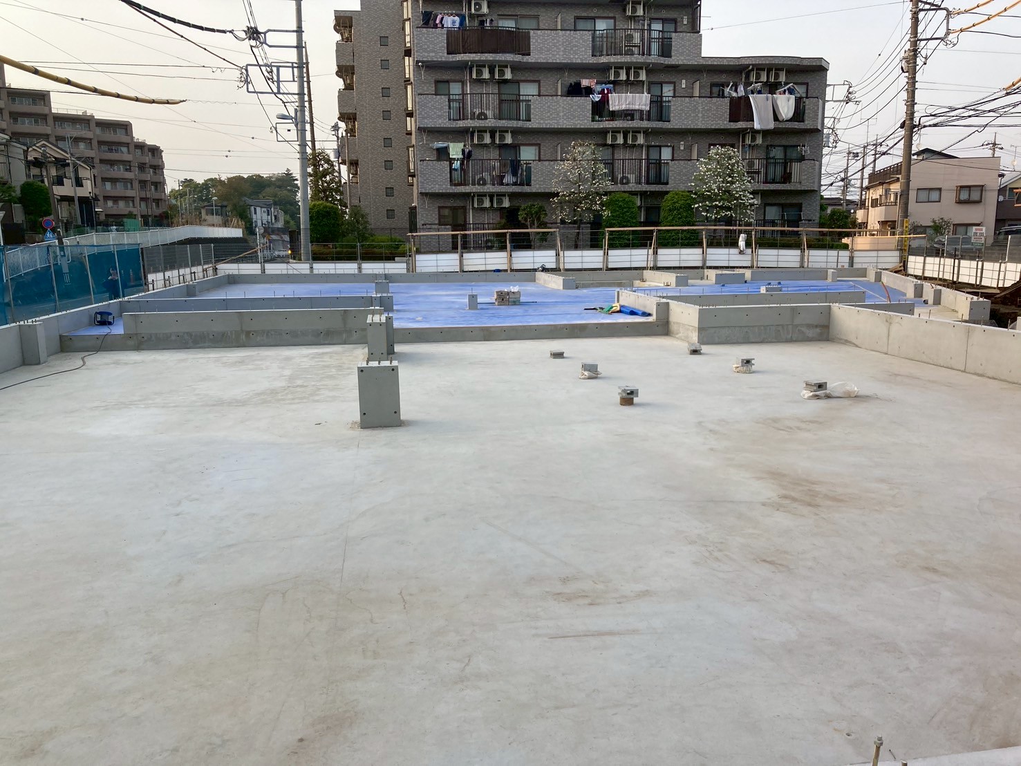 プロストック町田 基礎工事 配筋前
