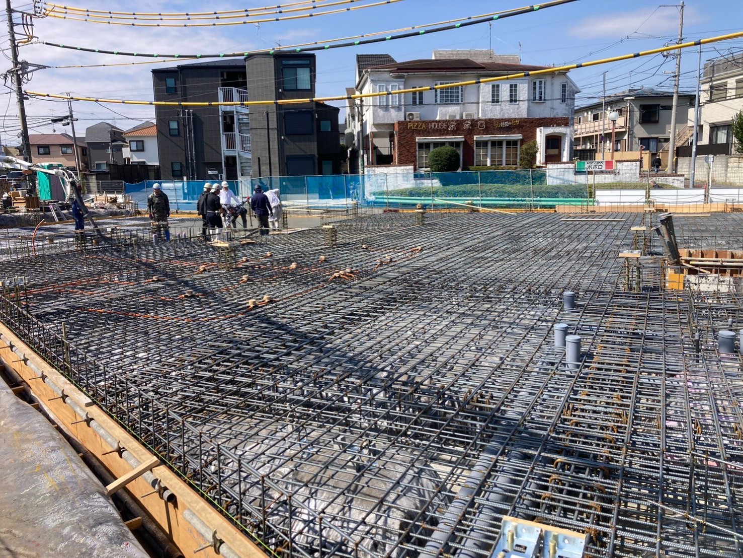 プロストック町田 基礎工事 配筋前