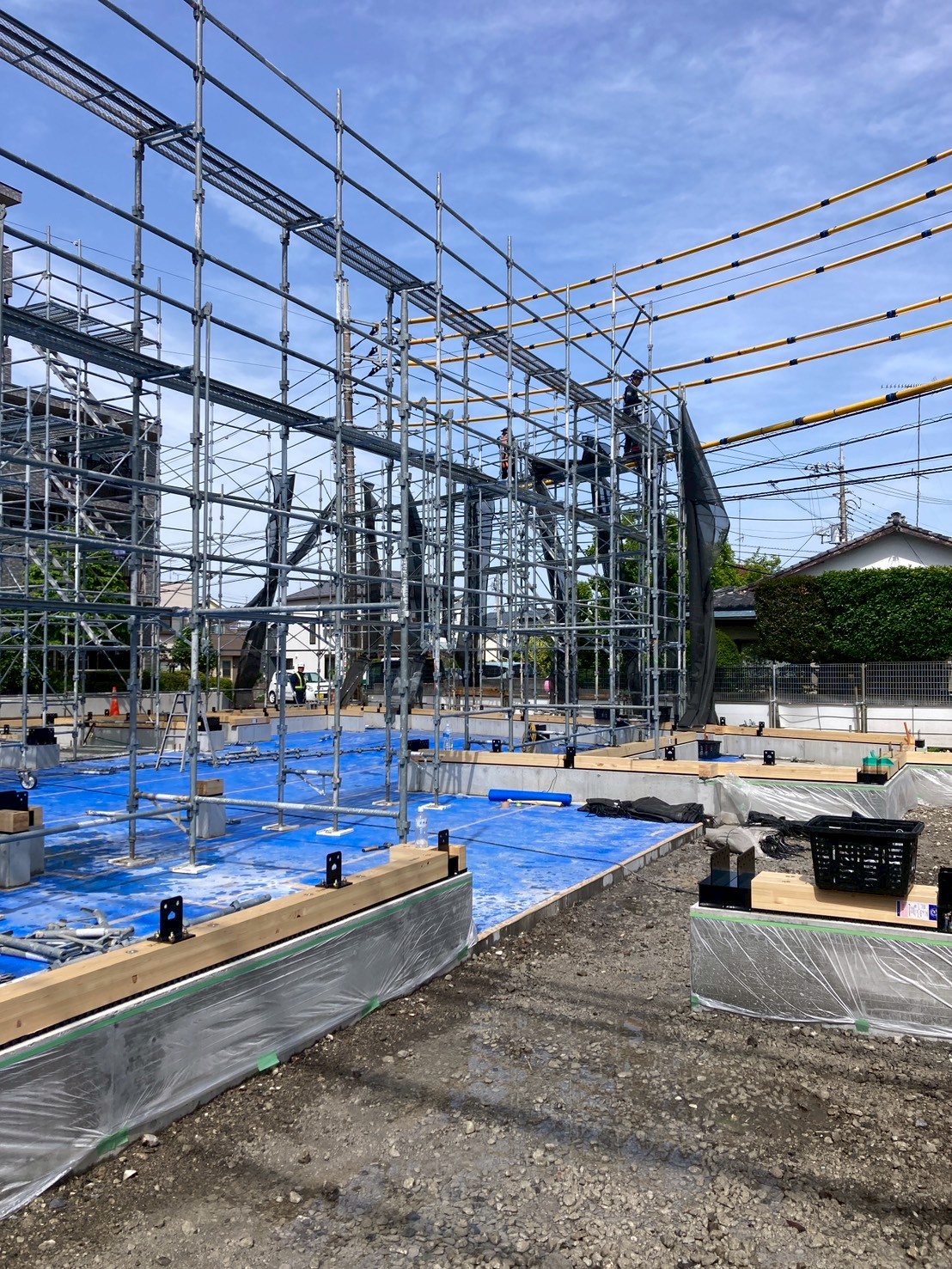 プロストック町田 基礎工事 配筋前