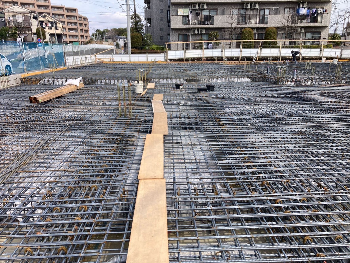 プロストック町田 基礎工事 配筋前