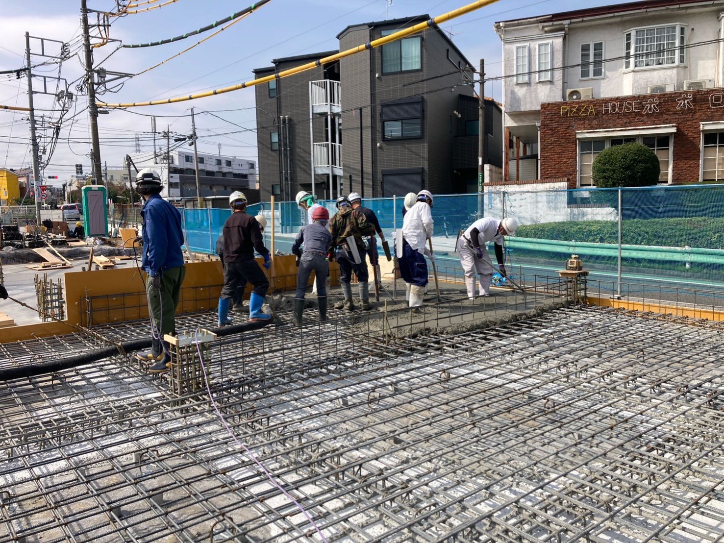 プロストック町田 基礎工事 配筋前